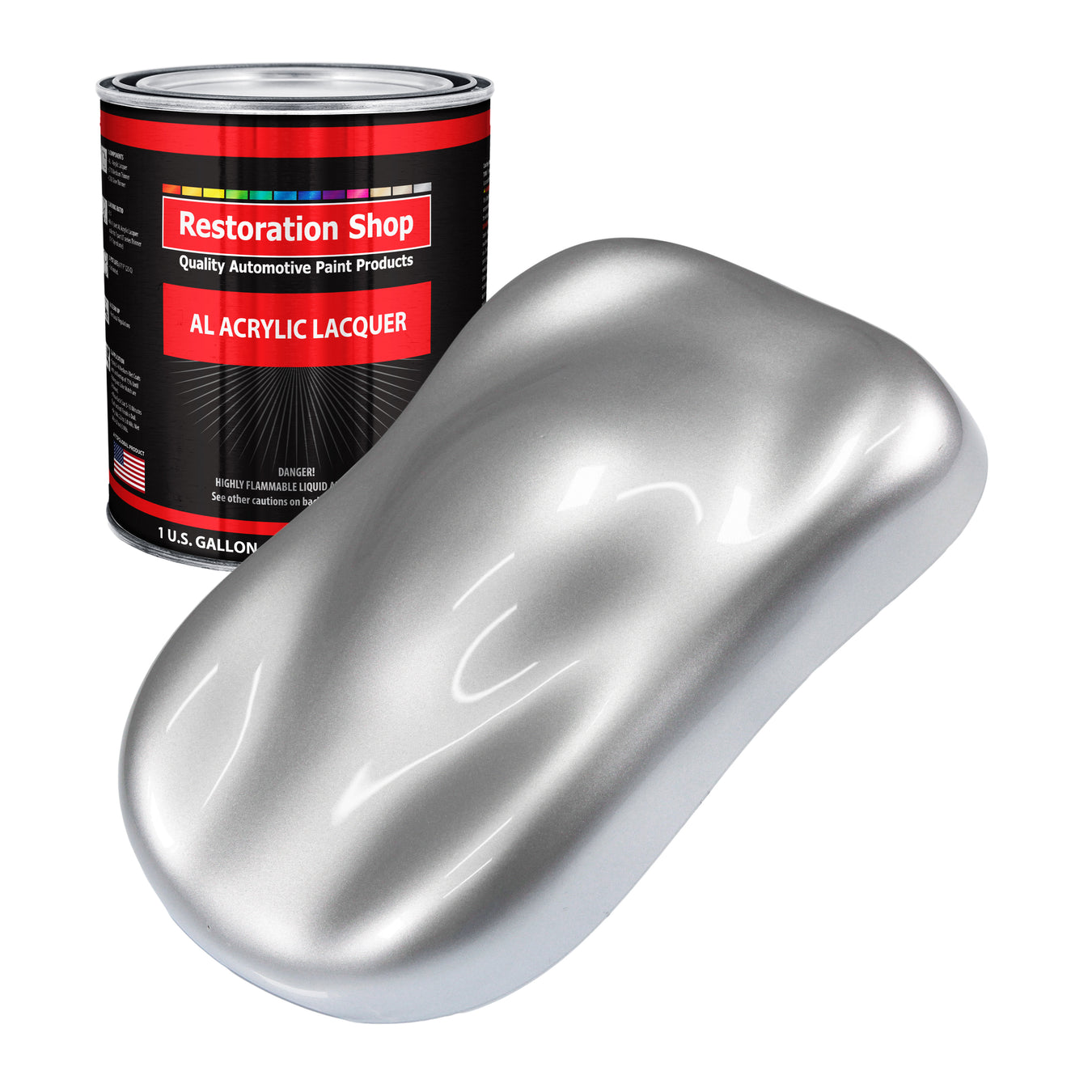 Acrylic Lacquer Paint - Iridium Silver Metallic