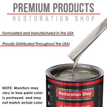Arizona Bronze Metallic - Acrylic Lacquer Auto Paint - Complete Gallon Paint Kit with Slow Dry Thinner - Pro Automotive Car Truck Refinish Coating