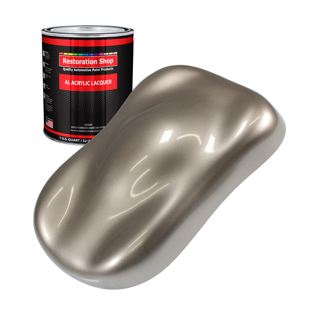 Arizona Bronze Metallic - Acrylic Lacquer Auto Paint - Quart Paint Color Only - Professional High Gloss Automotive Car Truck Guitar Refinish Coating