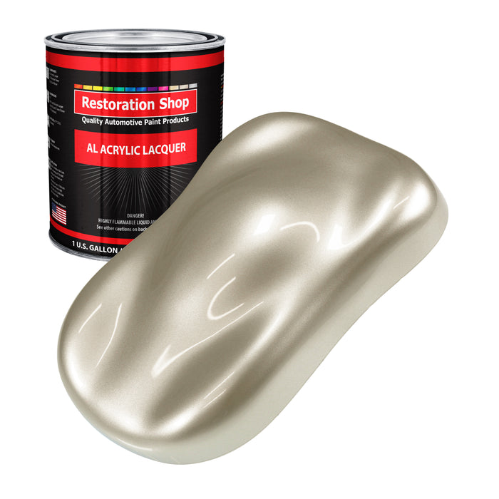 Gold Mist Metallic - Acrylic Lacquer Auto Paint - Gallon Paint Color Only - Professional Gloss Automotive Car Truck Guitar Furniture Refinish Coating