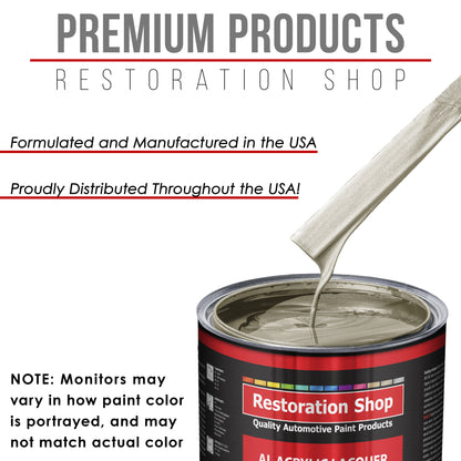 Gold Mist Metallic - Acrylic Lacquer Auto Paint - Quart Paint Color Only - Professional Gloss Automotive Car Truck Guitar Furniture - Refinish Coating
