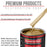 Autumn Gold Metallic - Acrylic Lacquer Auto Paint - Complete Gallon Paint Kit with Medium Thinner - Pro Automotive Car Truck Guitar Refinish Coating