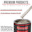 Mocha Frost Metallic - Acrylic Lacquer Auto Paint - Quart Paint Color Only - Professional Gloss Automotive Car Truck Guitar Furniture Refinish Coating