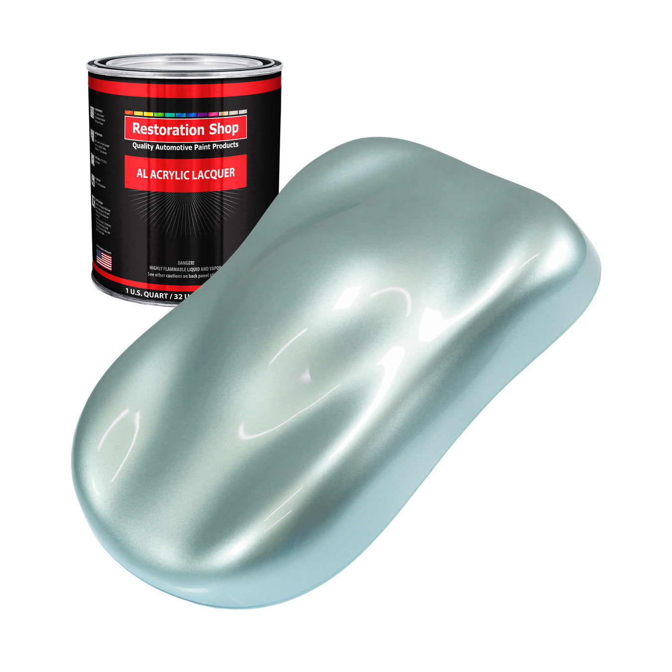 Acrylic Lacquer Paint - Frost Blue Metallic