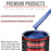 Daytona Blue Pearl - Acrylic Lacquer Auto Paint - Complete Gallon Paint Kit with Medium Thinner - Professional Automotive Car Truck Refinish Coating