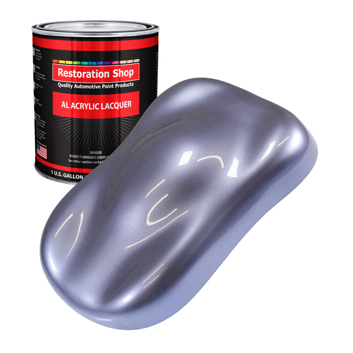 Astro Blue Metallic - Acrylic Lacquer Auto Paint - Gallon Paint Color Only - Professional Gloss Automotive Car Truck Guitar Furniture Refinish Coating