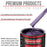 Plum Crazy Metallic - Acrylic Lacquer Auto Paint - Complete Quart Paint Kit with Medium Thinner - Pro Automotive Car Truck Guitar Refinish Coating