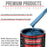 Cruise Night Blue Metallic - Acrylic Lacquer Auto Paint - Complete Gallon Paint Kit with Medium Thinner - Pro Automotive Car Truck Refinish Coating