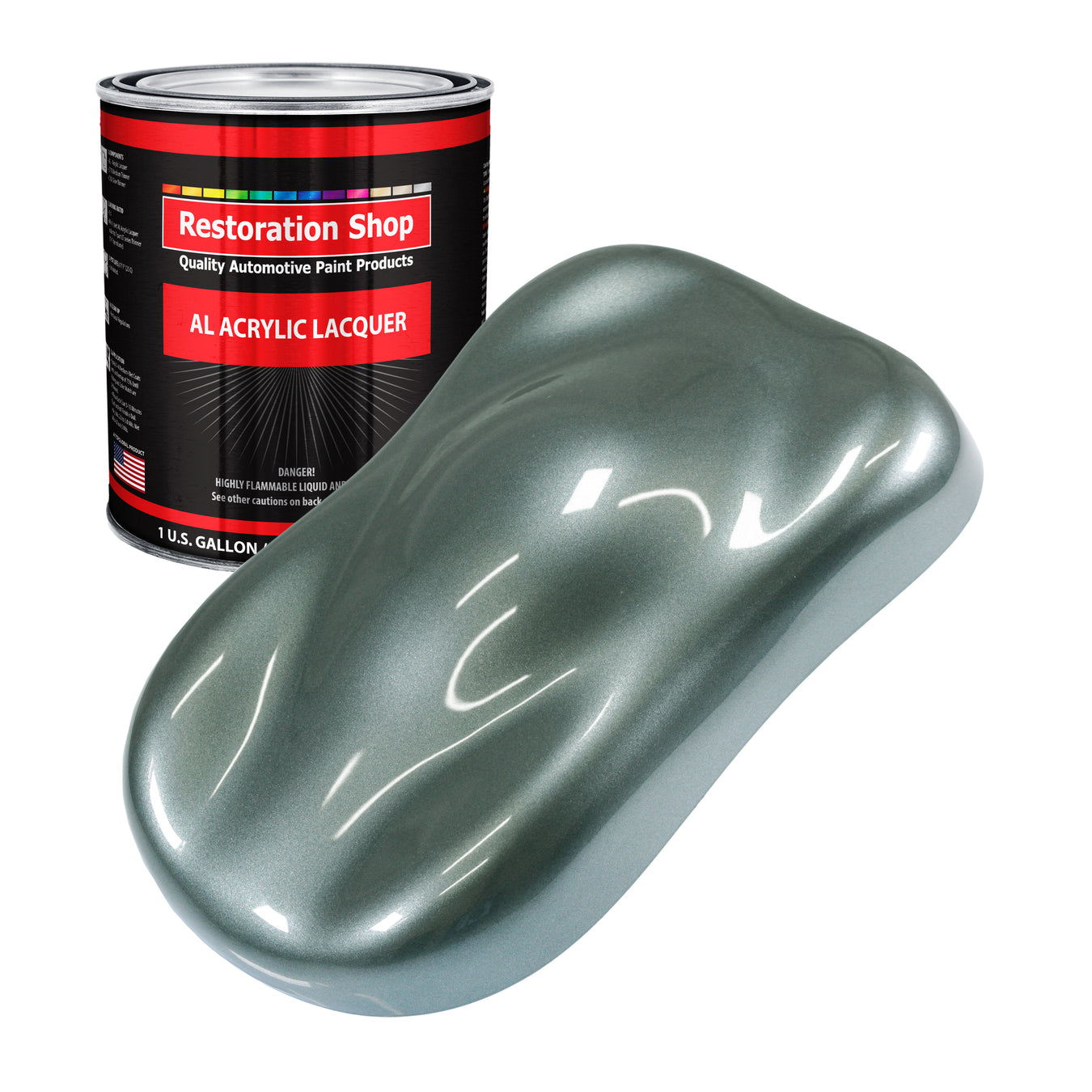 Acrylic Lacquer Paint - Steel Gray Metallic