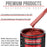 Firethorn Red Pearl - Acrylic Lacquer Auto Paint - Complete Gallon Paint Kit with Slow Dry Thinner - Pro Automotive Car Truck Guitar Refinish Coating