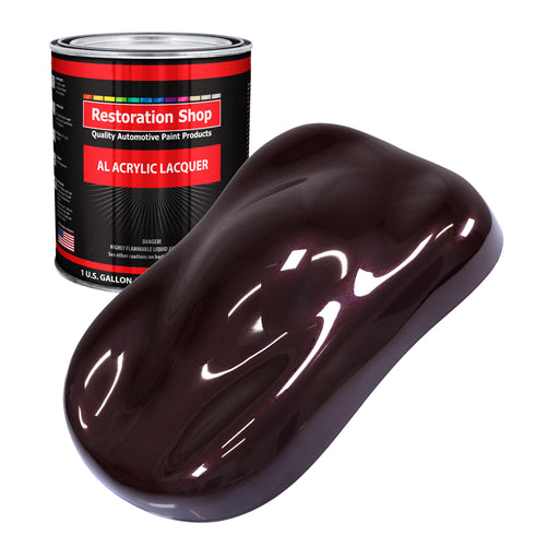 Black Cherry Pearl - Acrylic Lacquer Auto Paint - Gallon Paint Color Only - Professional Gloss Automotive Car Truck Guitar Furniture Refinish Coating