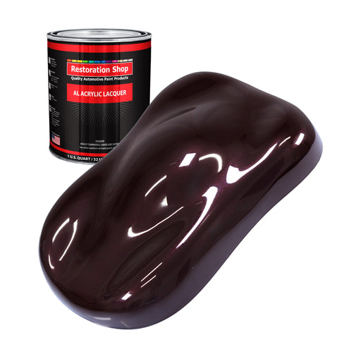 Black Cherry Pearl - Acrylic Lacquer Auto Paint - Quart Paint Color Only - Professional Gloss Automotive Car Truck Guitar Furniture - Refinish Coating