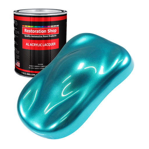 Aquamarine Firemist - Acrylic Lacquer Auto Paint - Gallon Paint Color Only - Professional Gloss Automotive Car Truck Guitar Furniture Refinish Coating