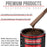 Whole Earth Brown Firemist - Acrylic Lacquer Auto Paint - Complete Quart Paint Kit with Medium Thinner - Pro Automotive Car Truck Refinish Coating