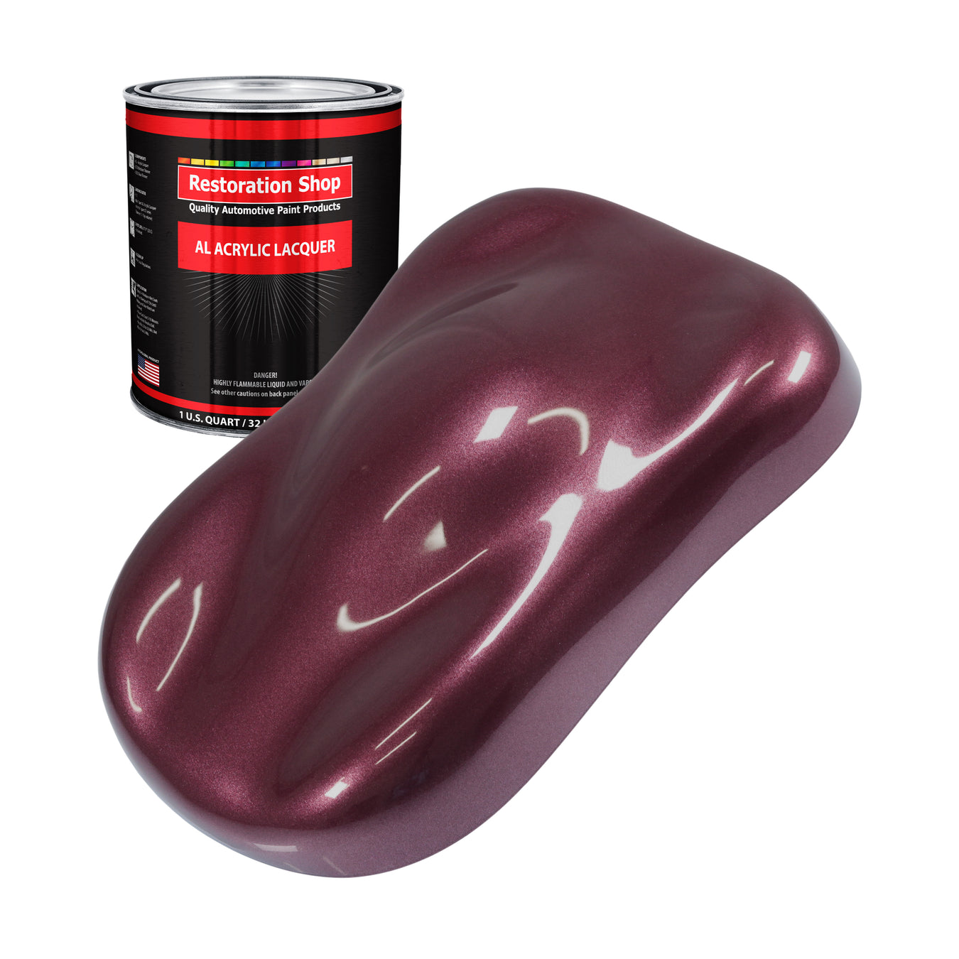 Acrylic Lacquer Paint - Milano Maroon Firemist
