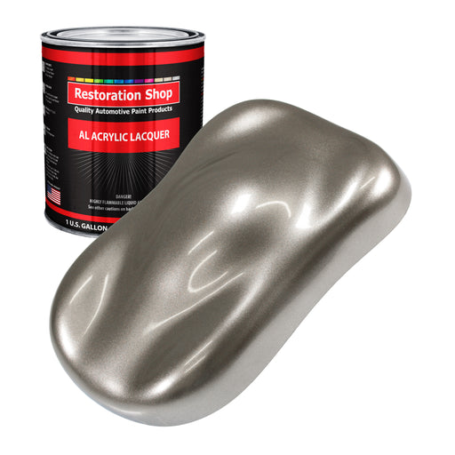 Firemist Pewter Silver - Acrylic Lacquer Auto Paint - Gallon Paint Color Only - Professional High Gloss Automotive Car Truck Guitar Refinish Coating