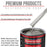 Firemist Pewter Silver - Acrylic Lacquer Auto Paint - Complete Gallon Paint Kit with Medium Thinner - Pro Automotive Car Truck Guitar Refinish Coating