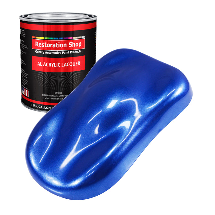 Cobalt Blue Firemist - Acrylic Lacquer Auto Paint (Gallon Paint Color Only) Professional Gloss Automotive Car Truck Guitar Furniture Refinish Coating
