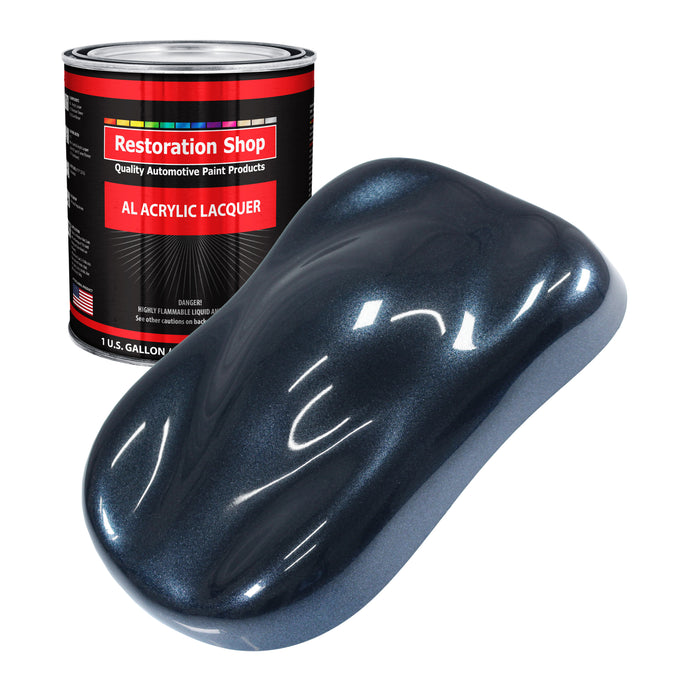 Neptune Blue Firemist - Acrylic Lacquer Auto Paint (Gallon Paint Color Only) Professional Gloss Automotive Car Truck Guitar Furniture Refinish Coating