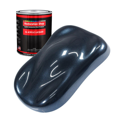 Neptune Blue Firemist - Acrylic Lacquer Auto Paint (Quart Paint Color Only) Professional Gloss Automotive Car Truck Guitar Furniture Refinish Coating