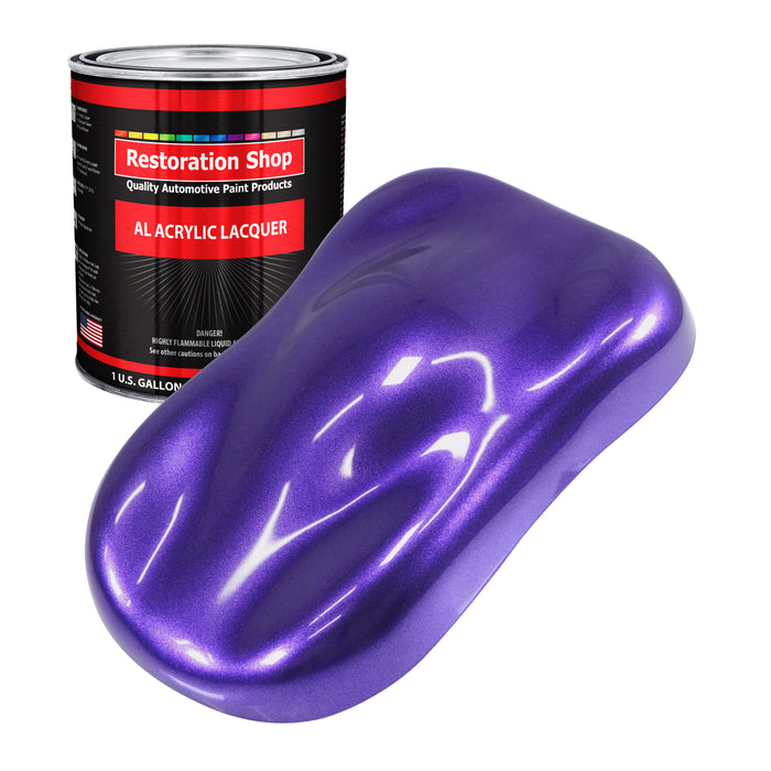 Firemist Purple - Acrylic Lacquer Auto Paint - Gallon Paint Color Only - Professional Gloss Automotive, Car, Truck, Guitar, Furniture Refinish Coating