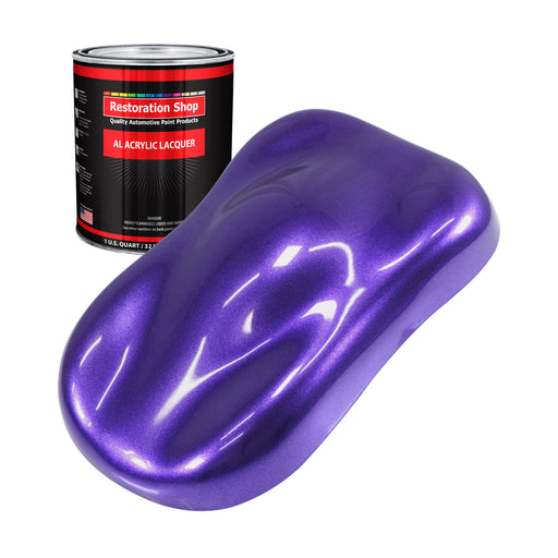 Firemist Purple - Acrylic Lacquer Auto Paint - Quart Paint Color Only - Professional Gloss Automotive, Car, Truck, Guitar & Furniture Refinish Coating