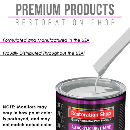 Classic White Acrylic Urethane Auto Paint - Gallon Paint Color Only - Professional Single Stage High Gloss Automotive, Car, Truck Coating, 2.8 VOC