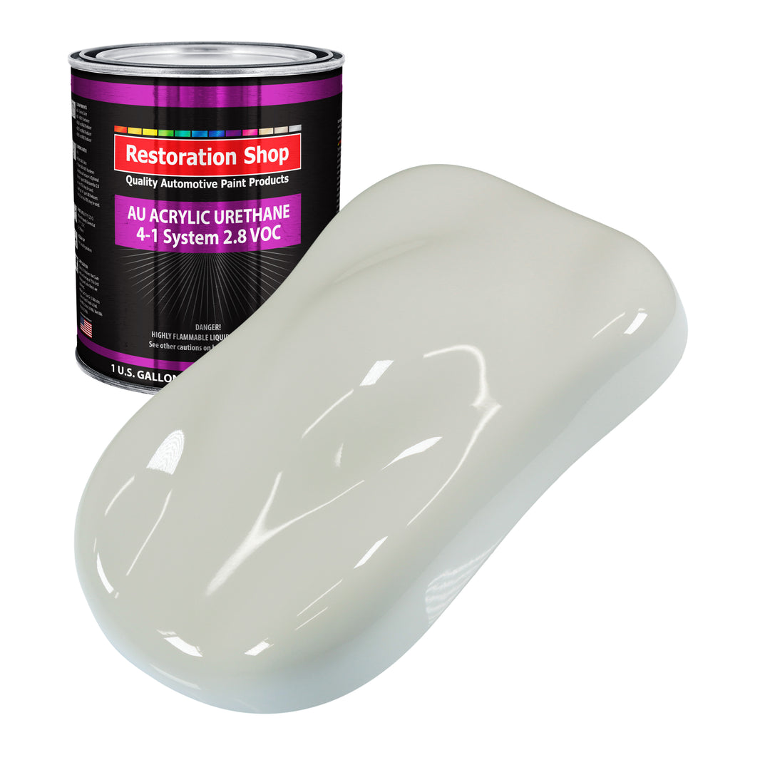 Arctic White Acrylic Urethane Auto Paint - Gallon Paint Color Only - Professional Single Stage High Gloss Automotive, Car, Truck Coating, 2.8 VOC
