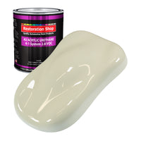 Grand Prix White Acrylic Urethane Auto Paint - Gallon Paint Color Only - Professional Single Stage High Gloss Automotive, Car, Truck Coating, 2.8 VOC