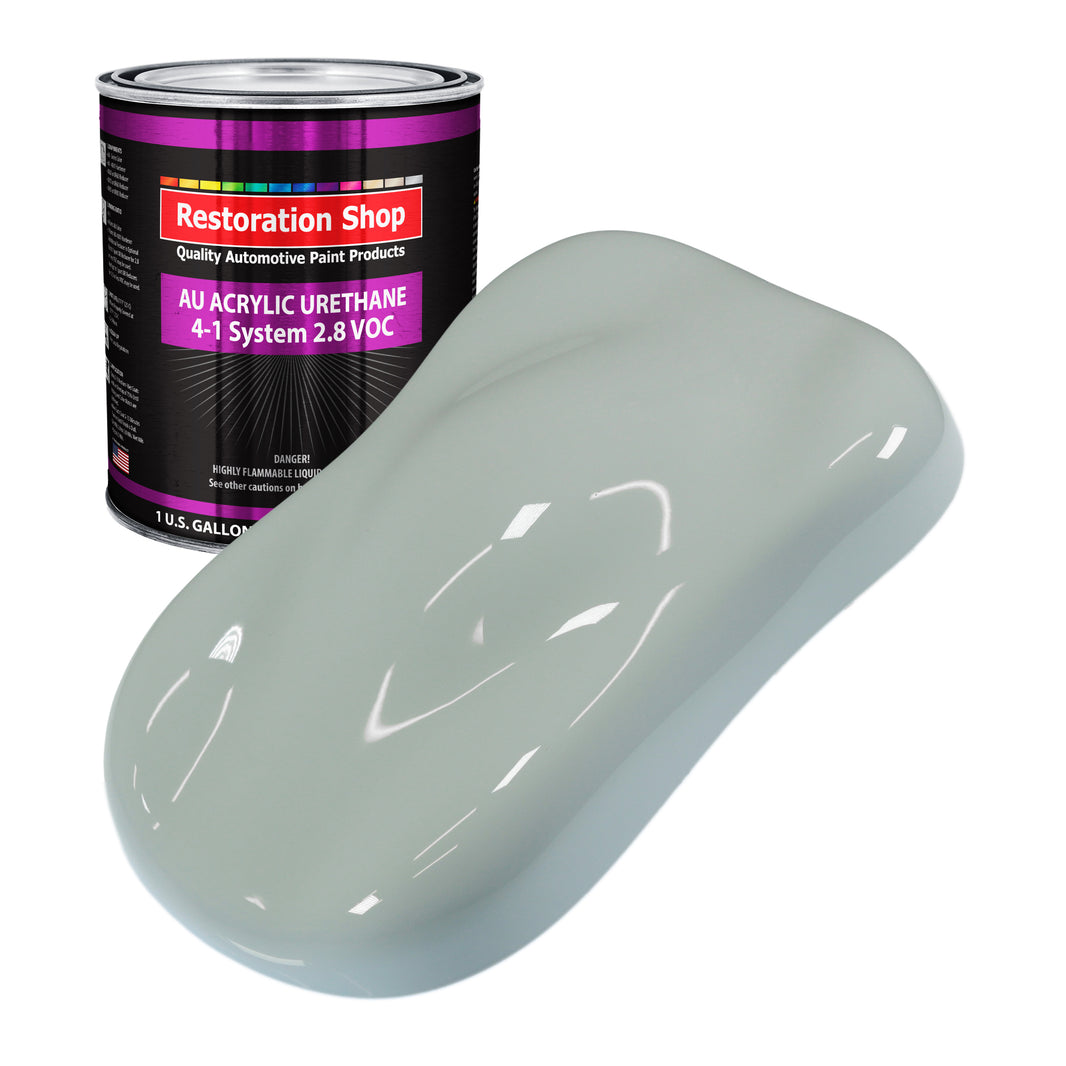Fleet White Acrylic Urethane Auto Paint - Gallon Paint Color Only - Professional Single Stage High Gloss Automotive, Car, Truck Coating, 2.8 VOC