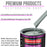Fleet White Acrylic Urethane Auto Paint - Quart Paint Color Only - Professional Single Stage High Gloss Automotive, Car, Truck Coating, 2.8 VOC
