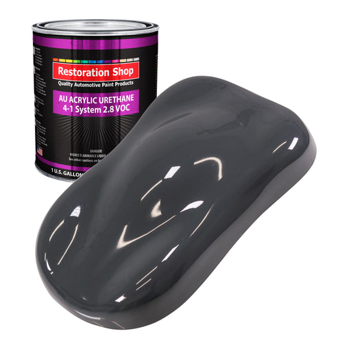 Machinery Gray Acrylic Urethane Auto Paint - Gallon Paint Color Only - Professional Single Stage High Gloss Automotive, Car, Truck Coating, 2.8 VOC