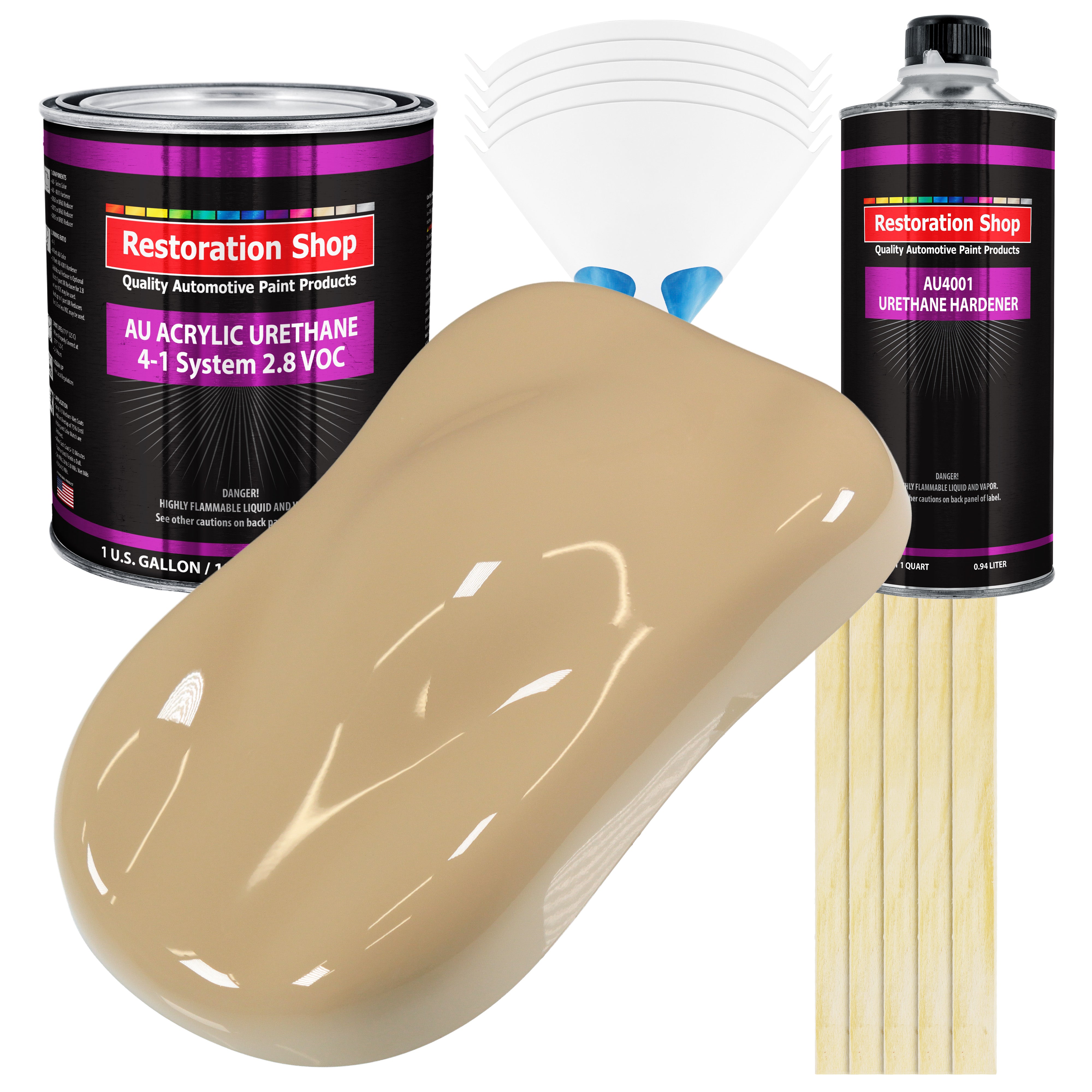 Shoreline Beige Acrylic Urethane 1-Gallon Kit – TCP Global