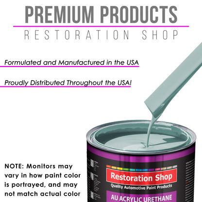 Diamond Blue Acrylic Urethane Auto Paint - Quart Paint Color Only - Professional Single Stage High Gloss Automotive, Car, Truck Coating, 2.8 VOC