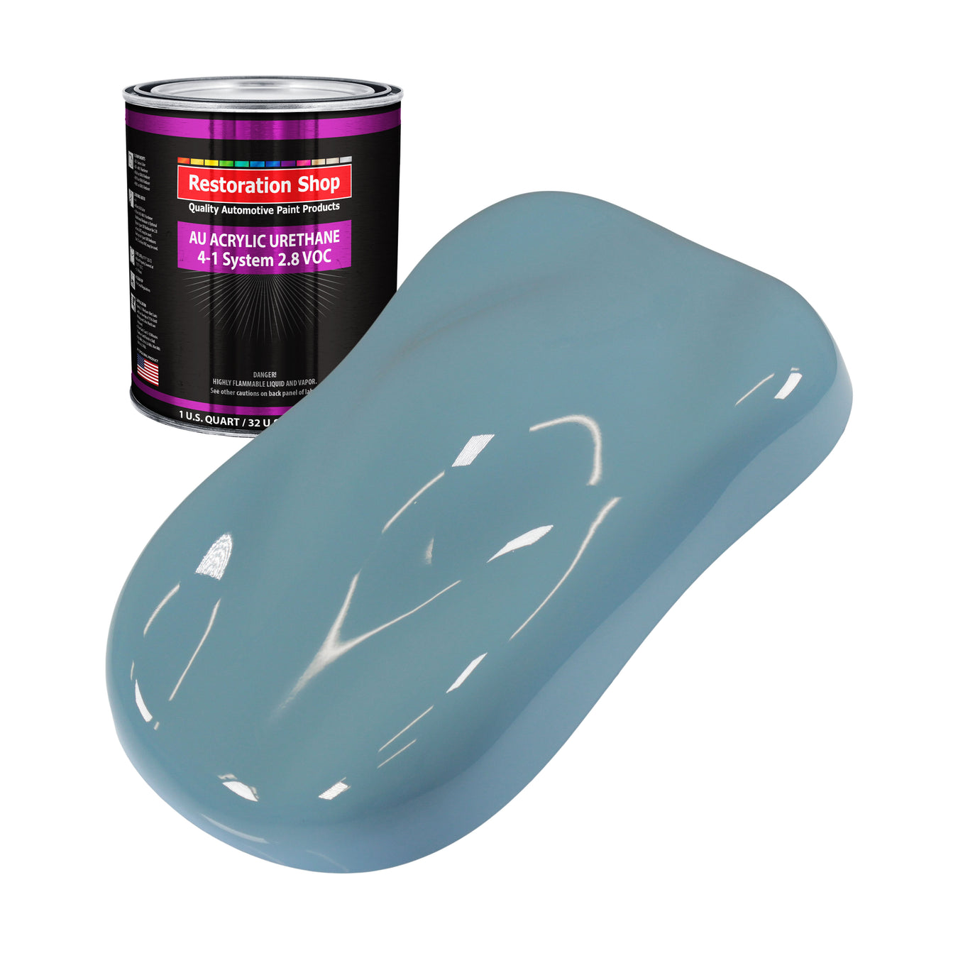 Acrylic Urethane Paint - Glacier Blue