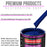 Marine Blue Acrylic Urethane Auto Paint - Complete Gallon Paint Kit - Professional Single Stage Automotive Car Truck Coating, 4:1 Mix Ratio 2.8 VOC