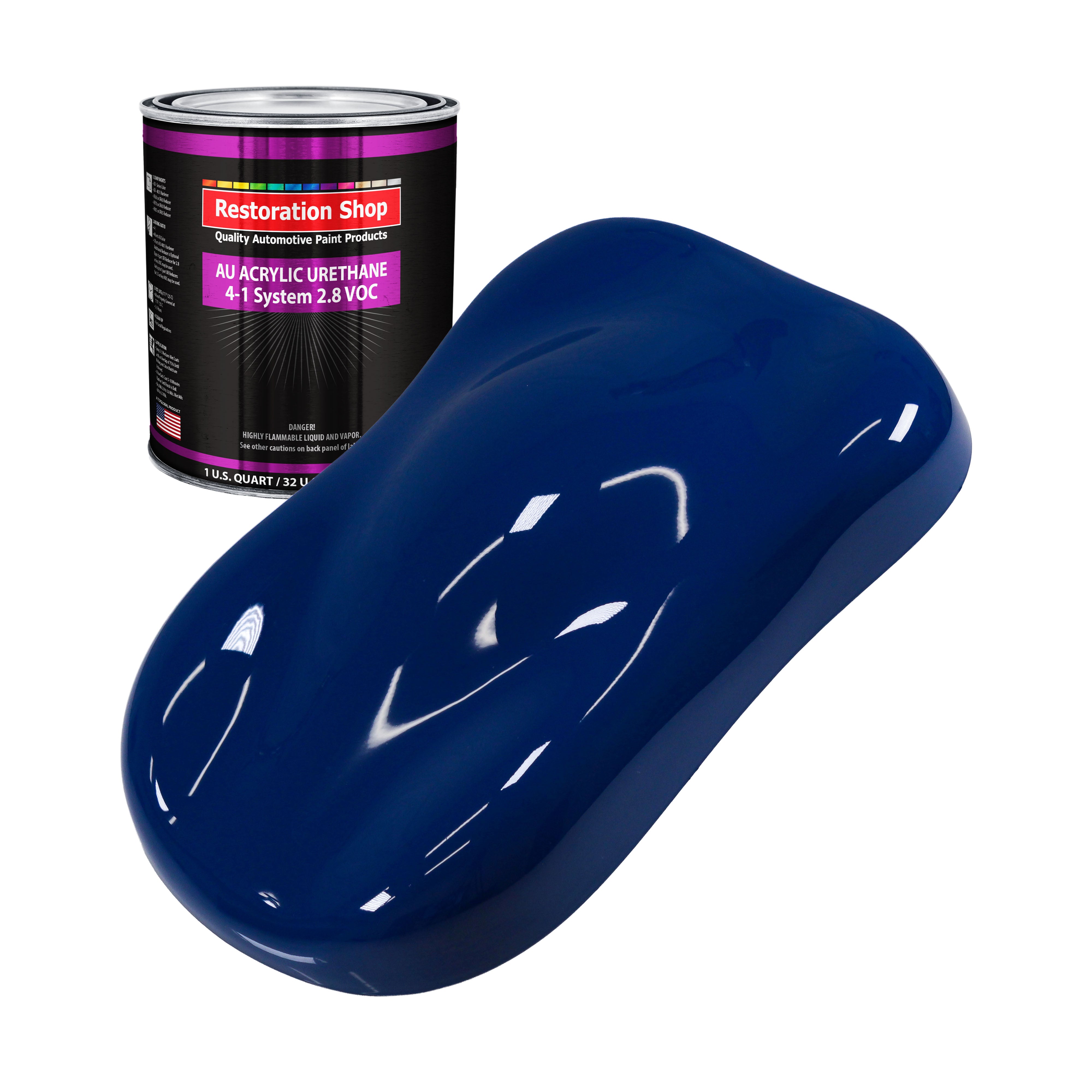 Marine Blue Acrylic Urethane 1-Quart – TCP Global