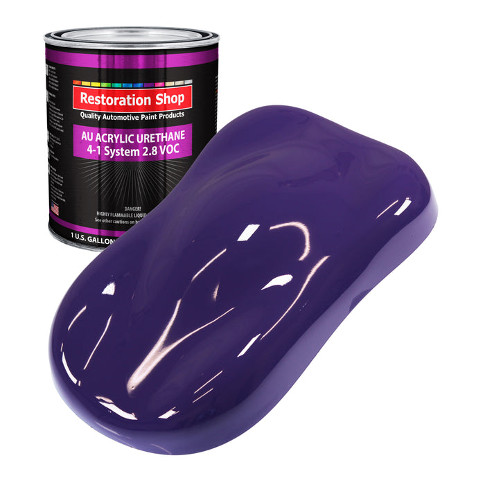 Mystical Purple Acrylic Urethane Auto Paint - Gallon Paint Color Only - Professional Single Stage High Gloss Automotive, Car, Truck Coating, 2.8 VOC