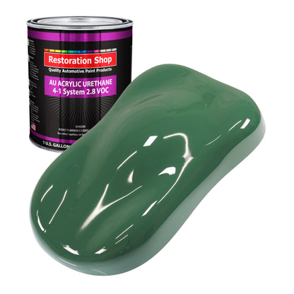 Transport Green Acrylic Urethane Auto Paint - Gallon Paint Color Only - Professional Single Stage High Gloss Automotive, Car, Truck Coating, 2.8 VOC