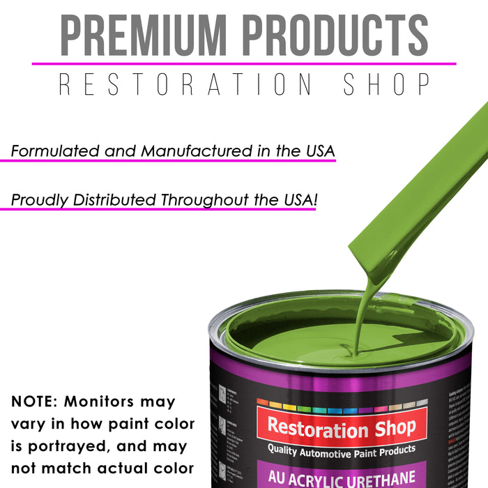 Sublime Green Acrylic Urethane Auto Paint - Quart Paint Color Only - Professional Single Stage High Gloss Automotive, Car, Truck Coating, 2.8 VOC