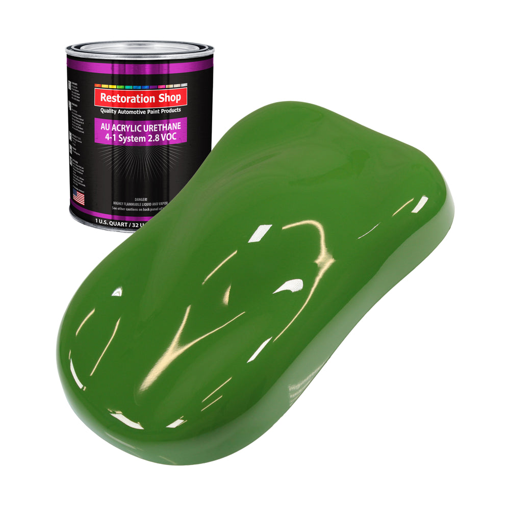 Deere Green Acrylic Urethane Auto Paint - Quart Paint Color Only - Professional Single Stage High Gloss Automotive, Car, Truck Coating, 2.8 VOC