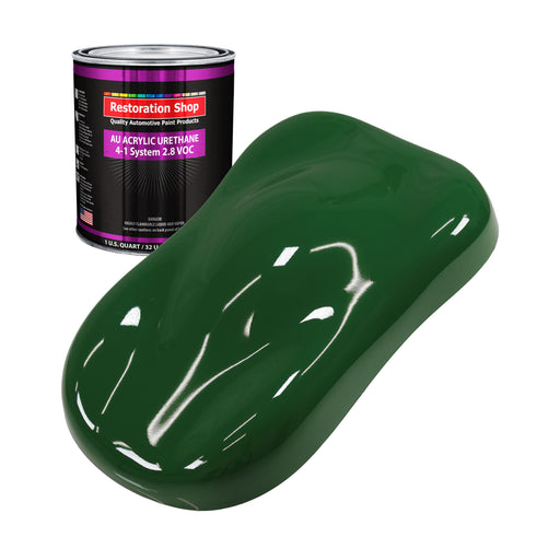 Speed Green Acrylic Urethane Auto Paint - Quart Paint Color Only - Professional Single Stage High Gloss Automotive, Car, Truck Coating, 2.8 VOC