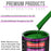 Vibrant Lime Green Acrylic Urethane Auto Paint - Complete Gallon Paint Kit - Professional Single Stage Automotive Car Coating, 4:1 Mix Ratio 2.8 VOC