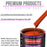 Speed Orange Acrylic Urethane Auto Paint - Quart Paint Color Only - Professional Single Stage High Gloss Automotive, Car, Truck Coating, 2.8 VOC