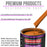 California Orange Acrylic Urethane Auto Paint (Complete Quart Paint Kit) Professional Single Stage Automotive Car Truck Coating, 4:1 Mix Ratio 2.8 VOC