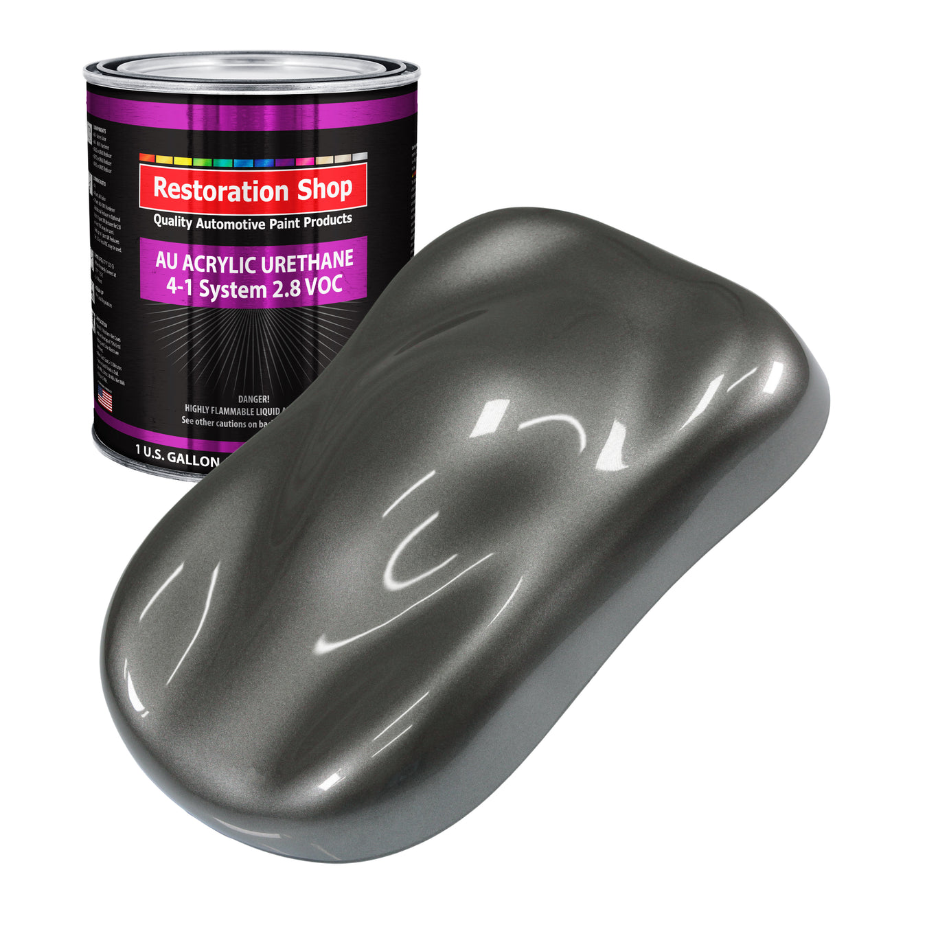 Acrylic Urethane Paint - Dark Charcoal Metallic