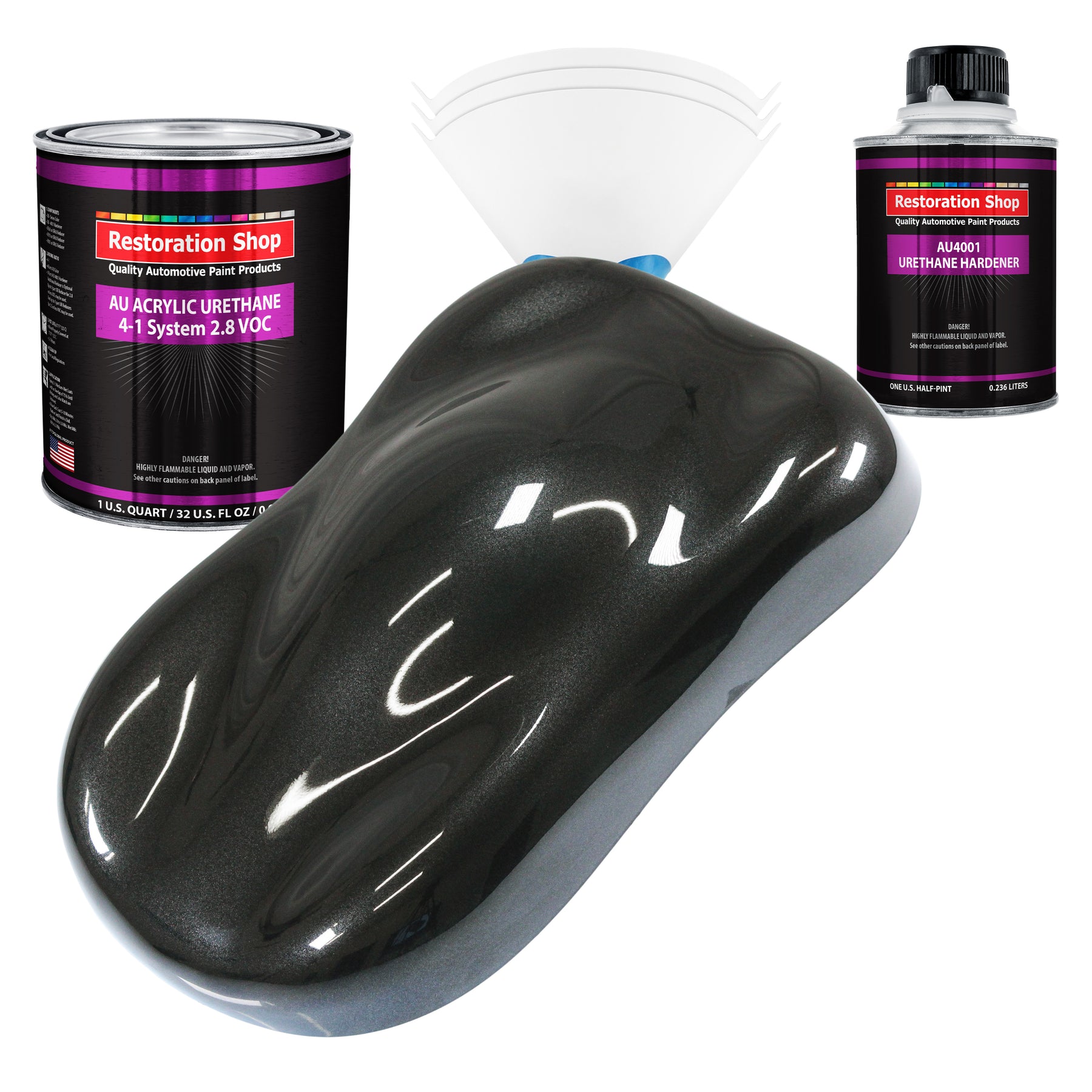 Restoration Shop AU4001 Urethane Hardener 1 Quart Can - Use AU Series  Acylic Urethane Paint Colors
