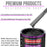 Black Sparkle Metallic Acrylic Urethane Auto Paint - Complete Quart Paint Kit - Professional Single Stage Automotive Car Coating 4:1 Mix Ratio 2.8 VOC