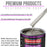 Bright Silver Metallic Acrylic Urethane Auto Paint - Quart Paint Color Only - Professional Single Stage Gloss Automotive Car Truck Coating 2.8 VOC