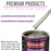 Galaxy Silver Metallic Acrylic Urethane Auto Paint - Quart Paint Color Only - Professional Single Stage Gloss Automotive Car Truck Coating 2.8 VOC